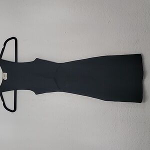 Wilfred Free Cut-Out Knit Tank Dress- Black- Size Medium